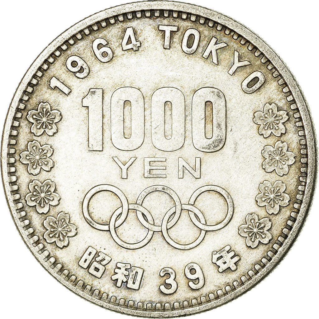 Münze, Japan, Hirohito, 1000 Yen, 1964, Tokyo, VZ, Silber, KM:80