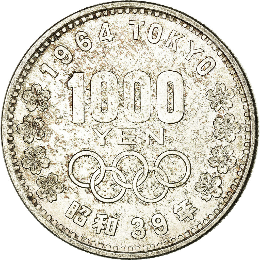 Münze, Japan, Hirohito, 1000 Yen, 1964, Tokyo, VZ, Silber, KM:80