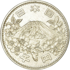 Coin, Japan, Hirohito, 1000 Yen, 1964, Tokyo, MS(60-62), Silver, KM:80
