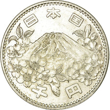 Coin, Japan, Hirohito, 1000 Yen, 1964, Tokyo, MS(60-62), Silver, KM:80