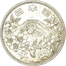 Coin, Japan, Hirohito, 1000 Yen, 1964, Tokyo, MS(60-62), Silver, KM:80
