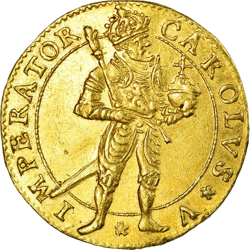 Monnaie, France, Charles Quint, Demi Ducat, Demi Ducat, 1655, Besançon, SUP