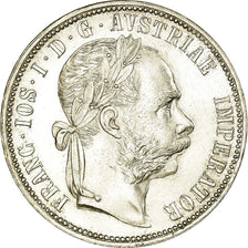 Coin, Austria, Franz Joseph I, Florin, 1884, MS(60-62), Silver, KM:2222