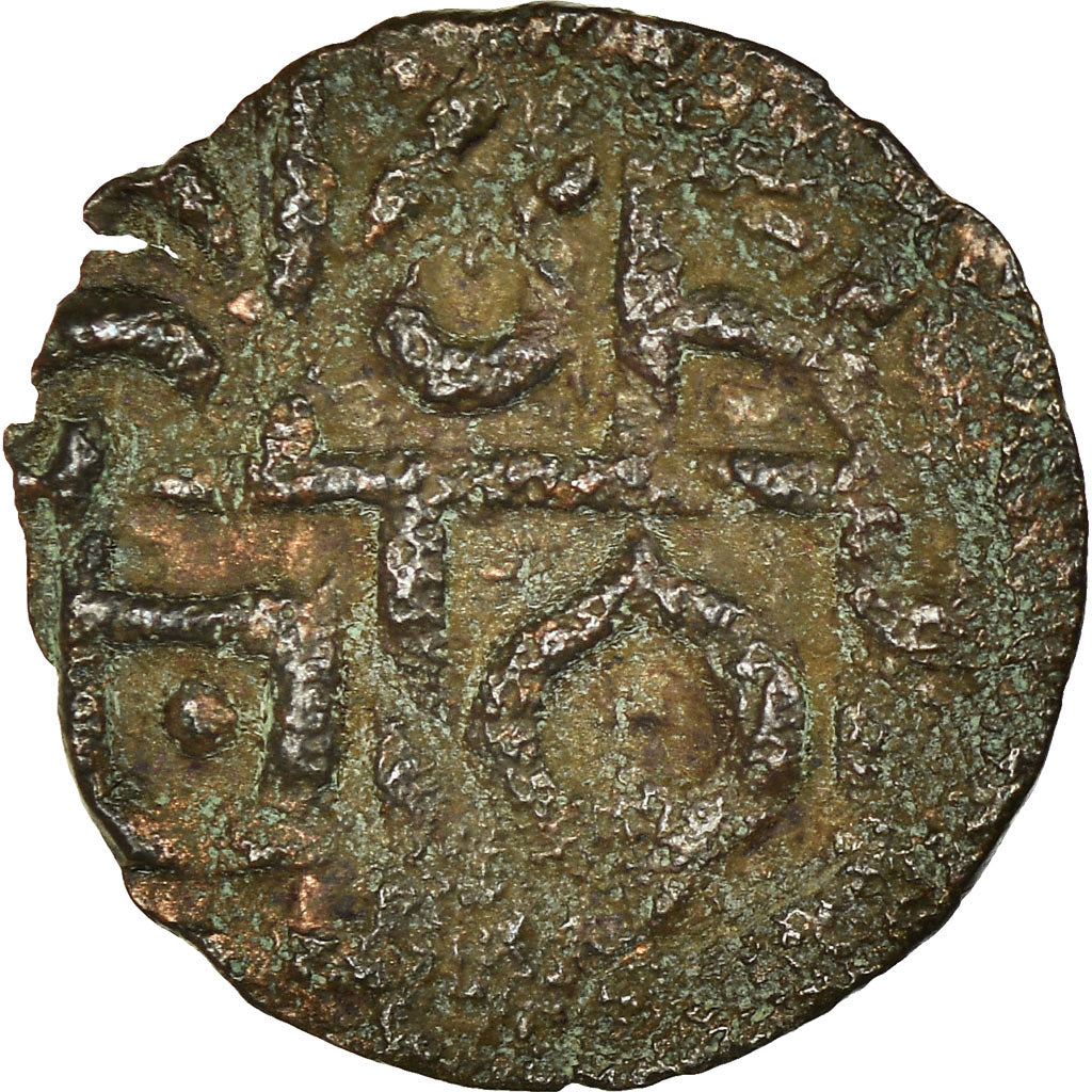Coin, Bhutan, 1/2 Rupee, Deb, VF(30-35), Copper Or Brass, KM:14