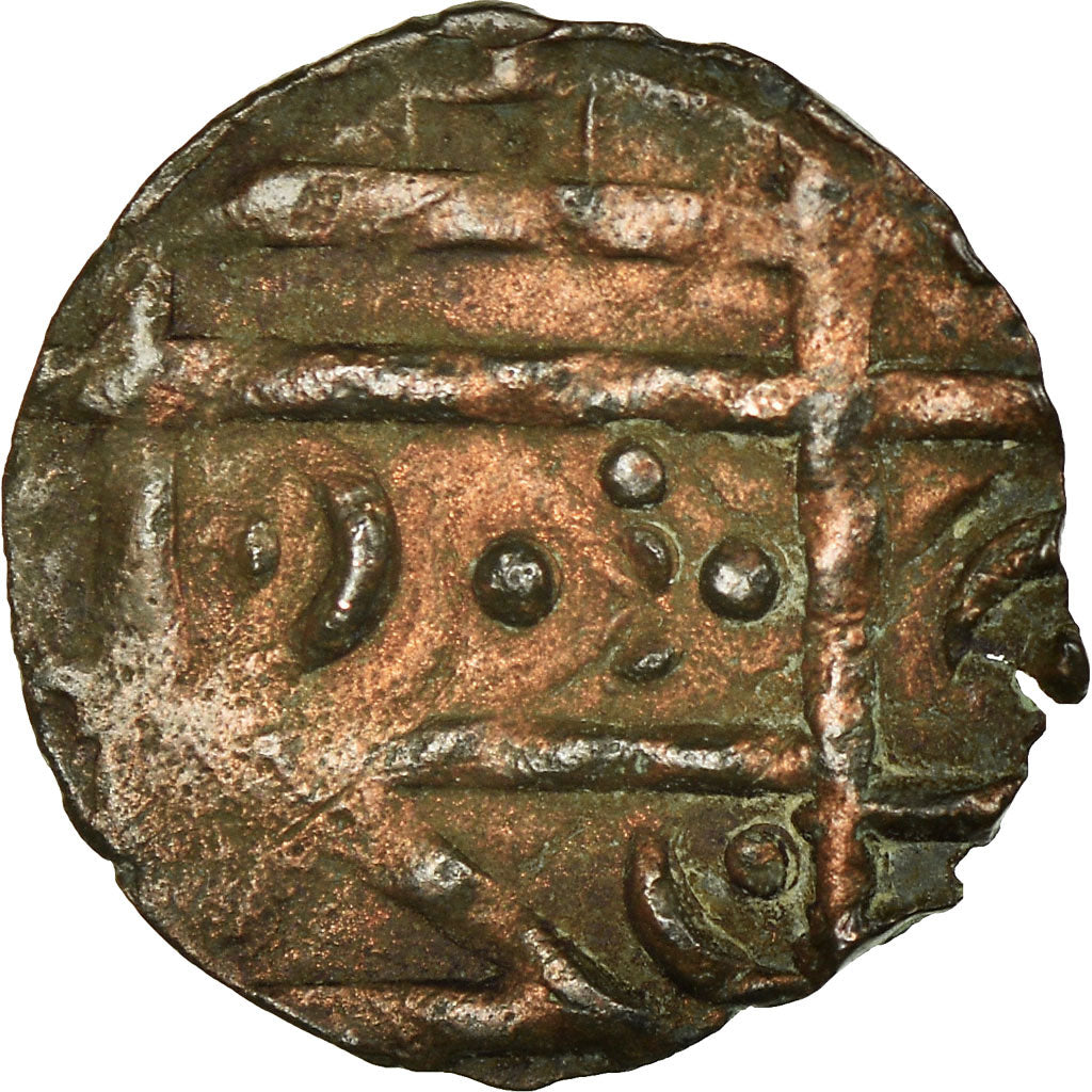Coin, Bhutan, 1/2 Rupee, Deb, VF(30-35), Copper Or Brass, KM:14