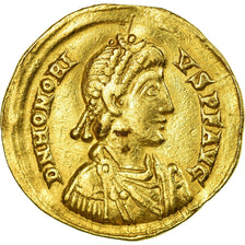 Münze, Honorius, Solidus, 395-402, Milan, SS+, Gold, RIC:1206C