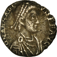 Münze, Arcadius, Siliqua, S+, Silber