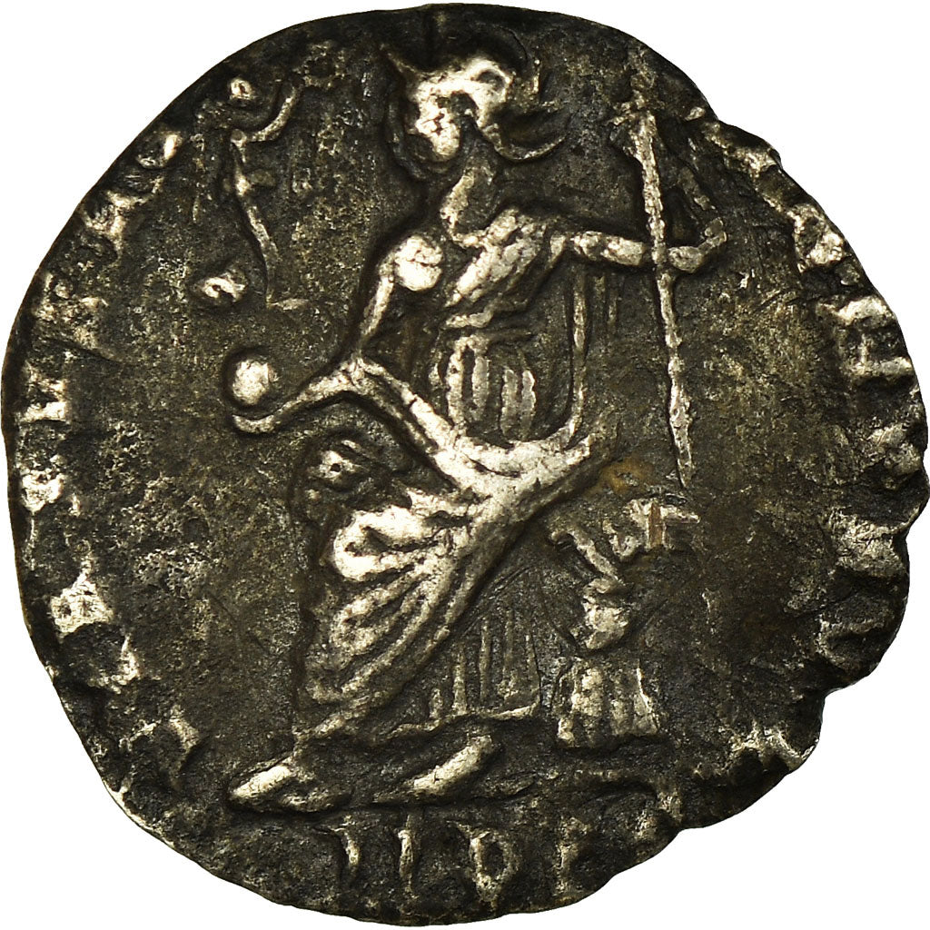 Munten, Arcadius, Siliqua, FR+, Zilver