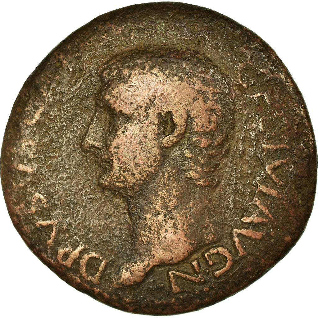 Coin, Drusus, As, 22-23 AD, Rome, VF(20-25), Bronze, RIC:45