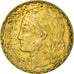Coin, Spain, Peseta, 1937, Madrid, AU(50-53), Brass, KM:755