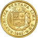 Moneta, Perù, 1/5 Libra, Pound, 1963, Lima, SPL, Oro, KM:210