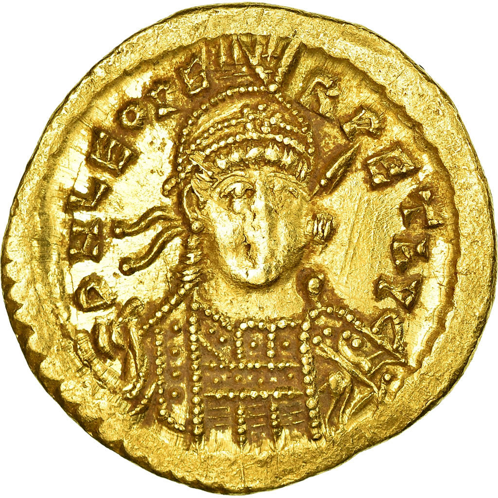 Coin, Leo I, Solidus, Constantinople, AU(55-58), Gold, RIC:605