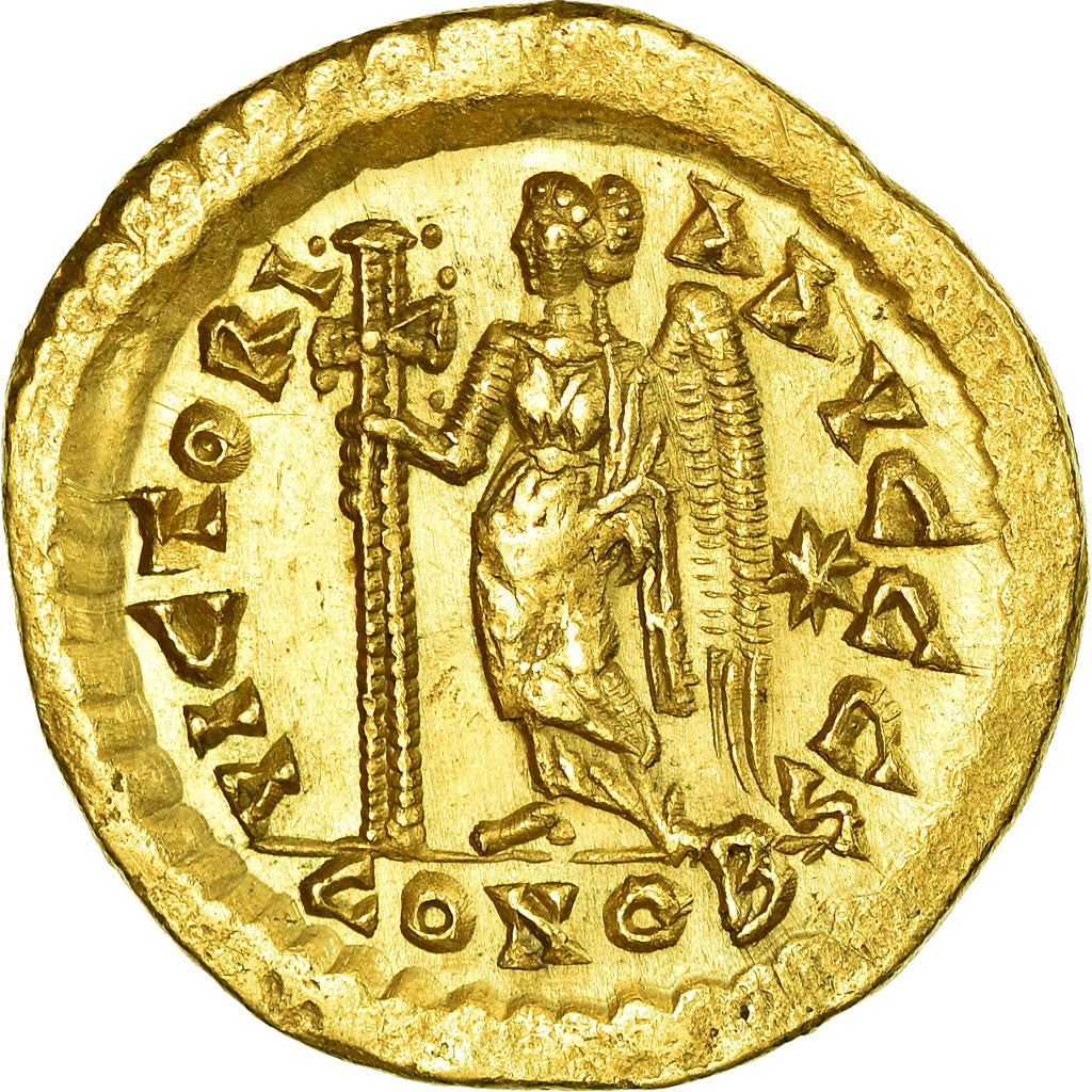 Coin, Leo I, Solidus, Constantinople, AU(55-58), Gold, RIC:605