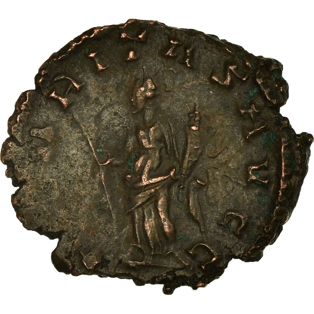 Coin, Tetricus I, Antoninianus, AD 273-274, Cologne, AU(50-53), Billon, RIC:80