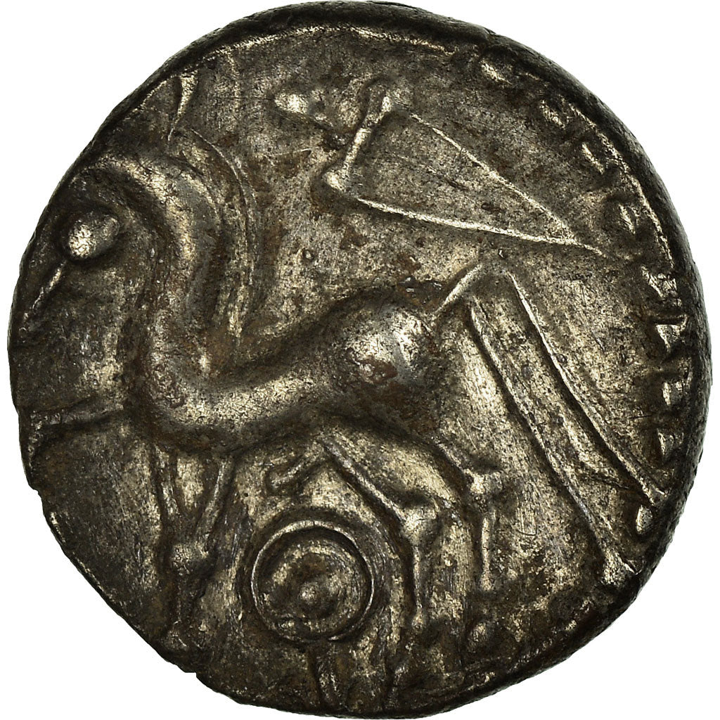 Moneta, Bituriges, Denarius, BB+, Argento, Delestrée:3436