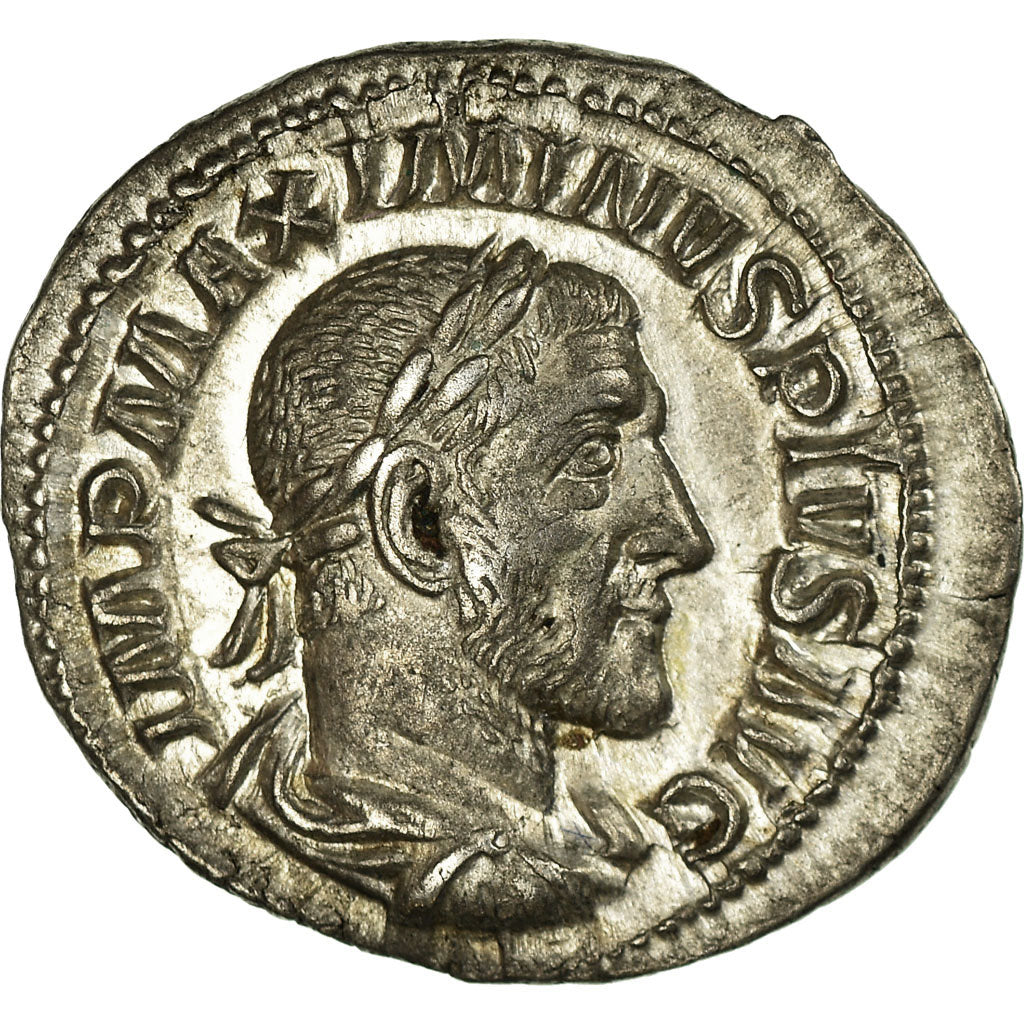 Moneta, Maximinus I Thrax, Denarius, AD 236, Rome, SPL+, Argento, RIC:16