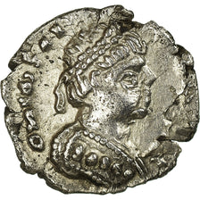 Coin, Witigis, 1/4 Siliqua, VIth Century, Ravenna, AU(50-53), Silver, BMC:35