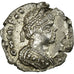Coin, Witigis, 1/4 Siliqua, VIth Century, Ravenna, AU(50-53), Silver, BMC:35