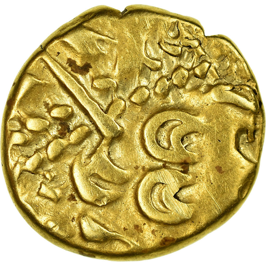 Coin, Ambiani, Stater, VF(30-35), Gold, Delestrée:158