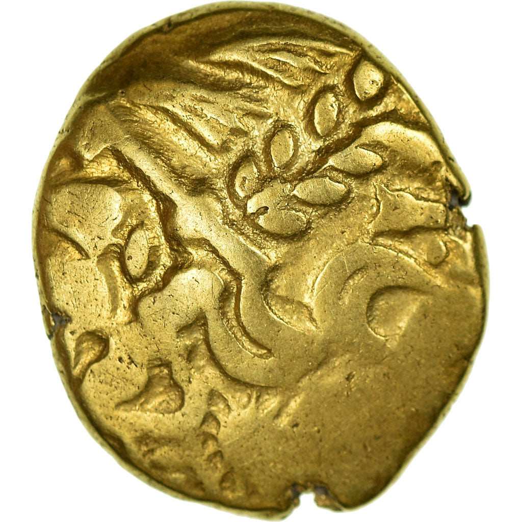 Coin, Suessiones, Stater, VF(30-35), Gold, Delestrée:169-170