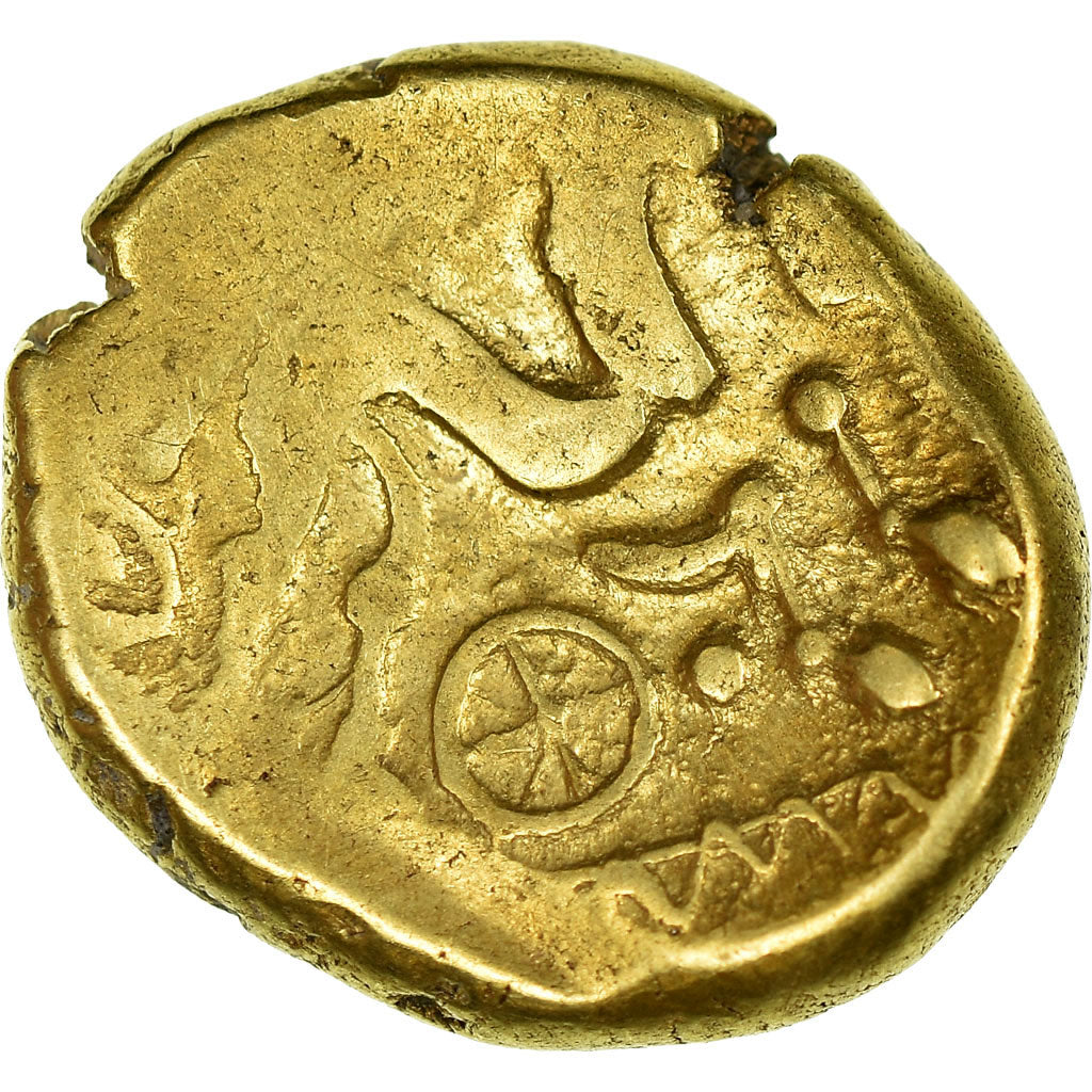 Coin, Suessiones, Stater, VF(30-35), Gold, Delestrée:169-170