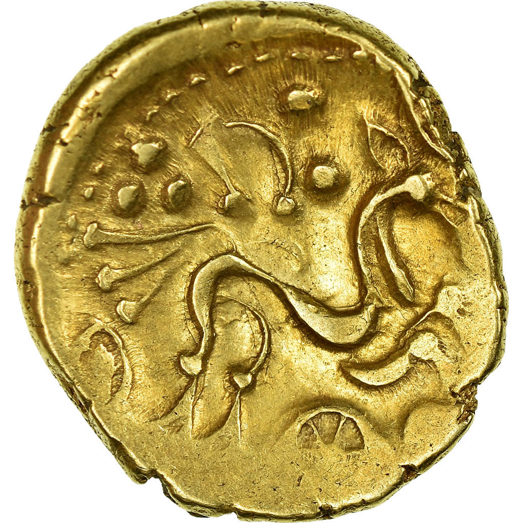 Coin, Suessiones, Stater, AU(55-58), Gold, Delestrée:169-170