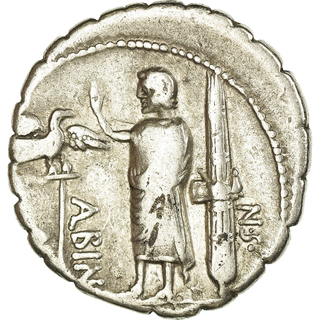 Coin, Postumia, Denarius Serratus, 81 BC, Rome, AU(50-53), Silver