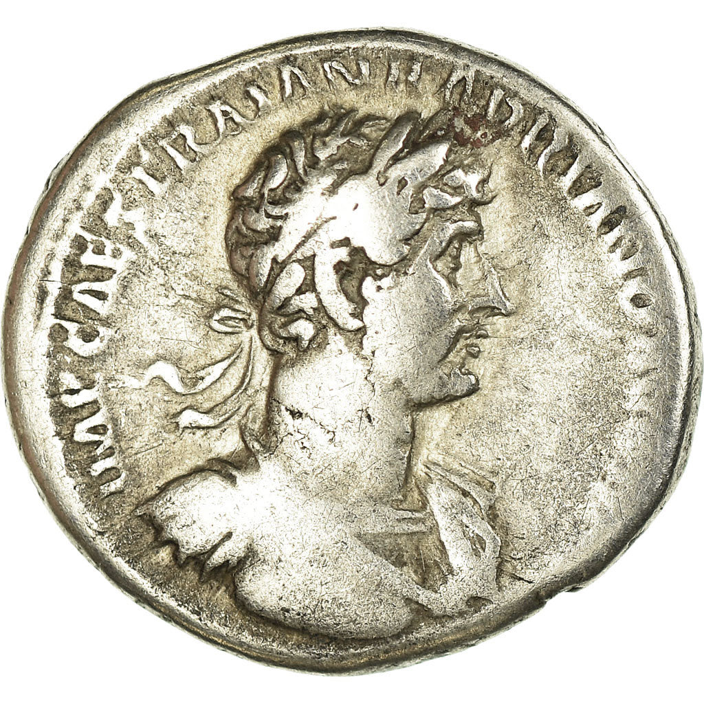 Münze, Hadrian, Denarius, Roma, S+, Silber, RIC:9