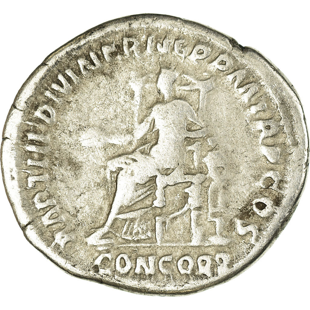 Münze, Hadrian, Denarius, Roma, S+, Silber, RIC:9