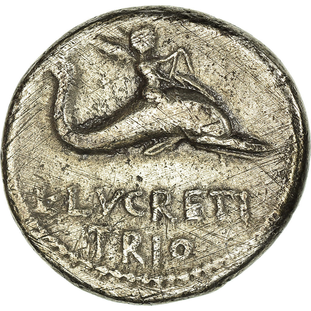 Coin, Lucretia, Denarius, 74 BC, Roma, EF(40-45), Silver, Crawford:390/2