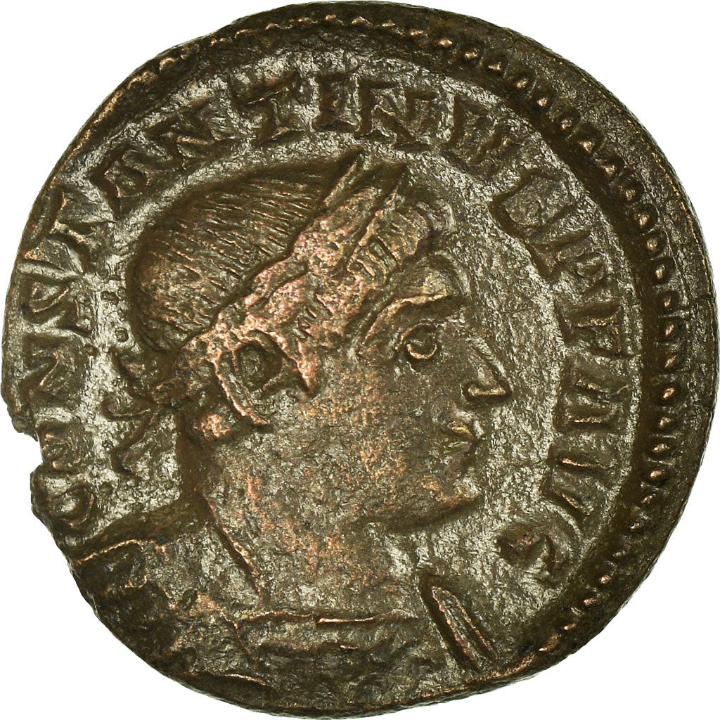 Moneta, Constantine I, Follis, 310, London, EF(40-45), Miedź, RIC:121a
