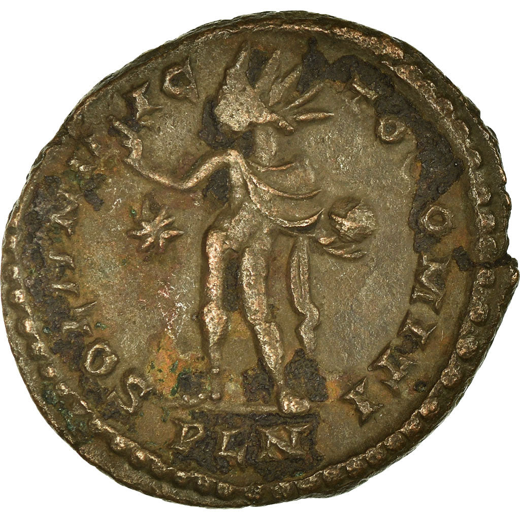 Coin, Constantine I, Follis, 310, London, AU(50-53), Copper, RIC:121a