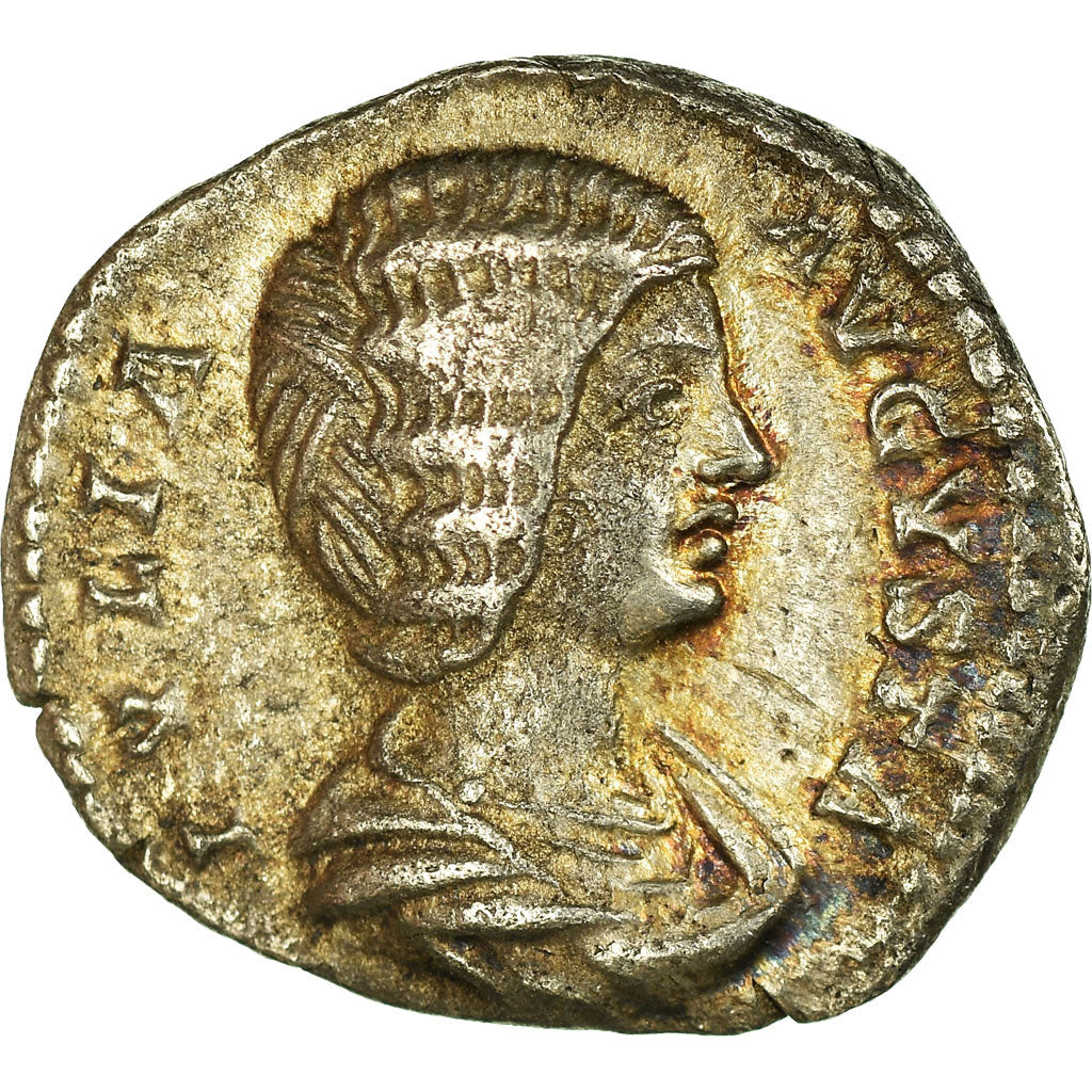 Coin, Julia Domna, Denarius, 211, Rome, AU(50-53), Silver, RIC:575
