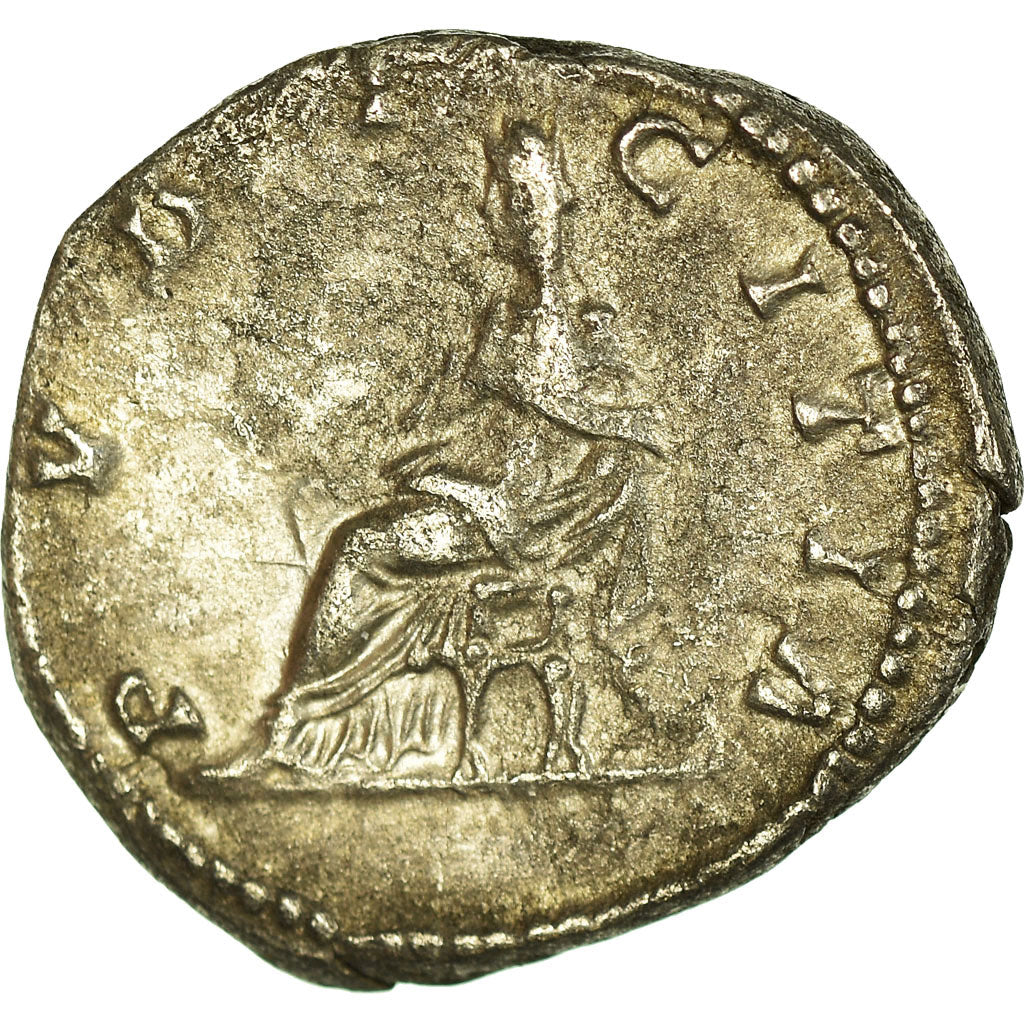 Coin, Julia Domna, Denarius, 211, Rome, AU(50-53), Silver, RIC:575