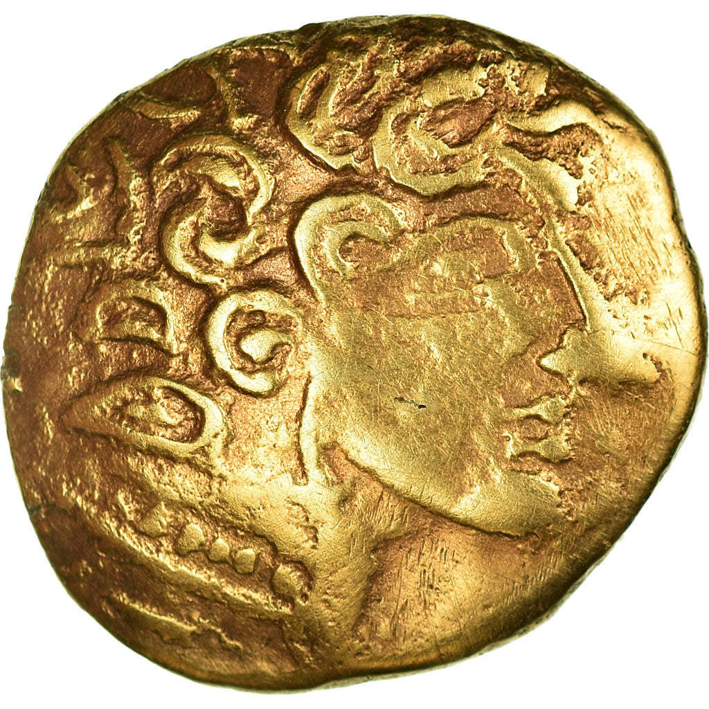 Coin, Carnutes, Stater, Rare, AU(55-58), Gold, Delestrée:2531
