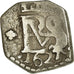 Monnaie, Espagne, Philippe IV, 1/2 Réal, 1627, Seville, TB+, Argent, KM:16.3