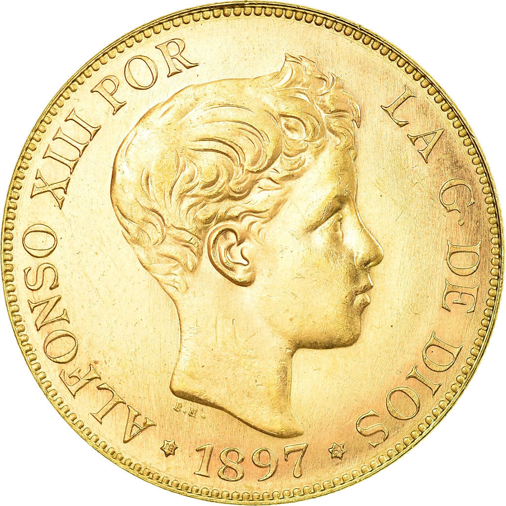 Coin, Spain, Alfonso XIII, 100 Pesetas, 1961, Madrid, MS(60-62), Red Gold