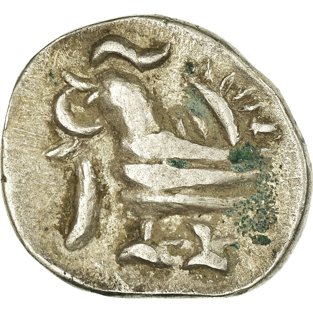 Moneta, Cambogia, Norodom I, 2 Pe, 1/2 Fuang, 1847, SPL-, Argento, KM:7.2