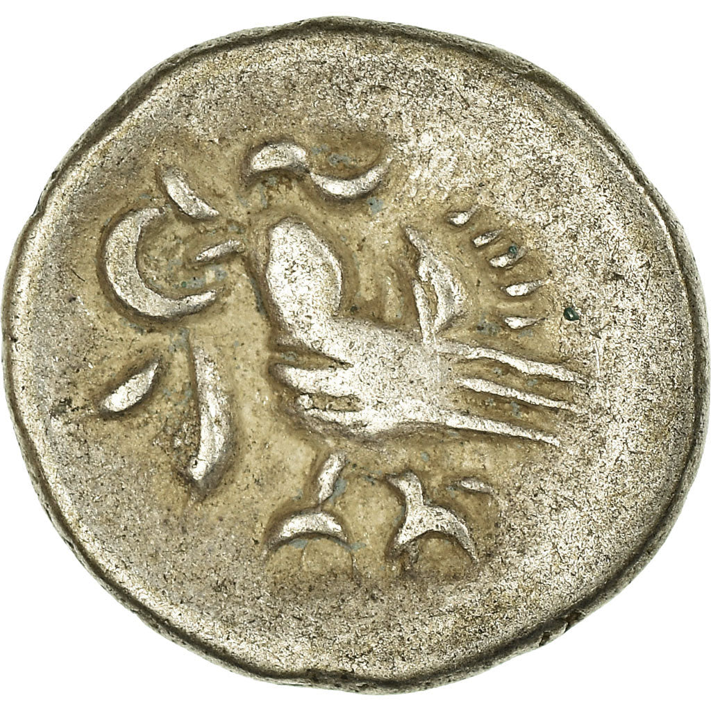 Coin, Cambodia, Norodom I, 2 Pe, 1/2 Fuang, 1847, AU(55-58), Silver, KM:7.2