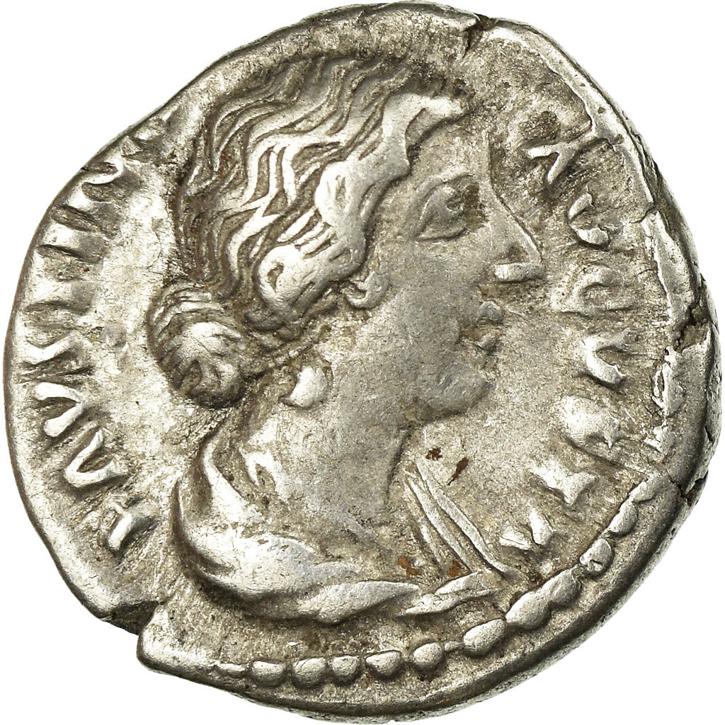 Coin, Faustina II, Denarius, Rome, VF(30-35), Silver, RIC:686