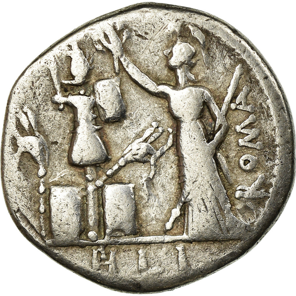 Coin, Furia, Denarius, 119 BC, Rome, VF(20-25), Silver, Crawford:281/1