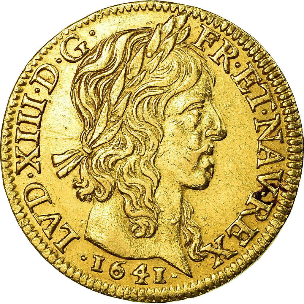 Monnaie, France, Louis XIII, Louis d'or, Louis d'Or, 1641, Paris, TTB+, Or