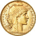 Coin, France, Marianne, 20 Francs, 1912, AU(55-58), Gold, KM:857, Gadoury:1064a