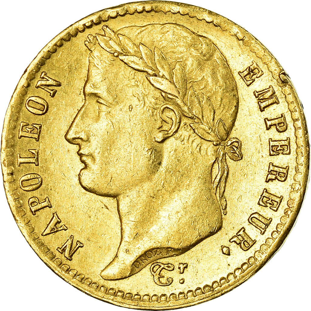Moneta, Francia, Napoléon I, 20 Francs, 1812, Paris, BB+, Oro, KM:695.1
