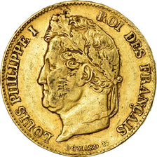 Munten, Frankrijk, Louis-Philippe, 20 Francs, 1840, Paris, ZF, Goud, KM:750.1