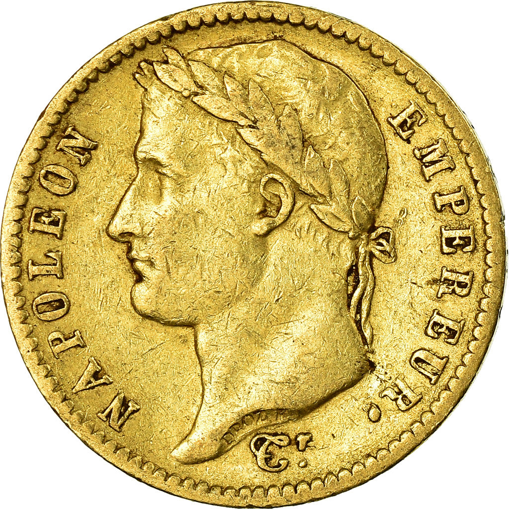 Monnaie, France, Napoléon I, 20 Francs, 1812, Roma, TTB, Or, KM:695.8