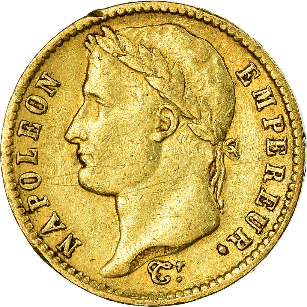 Munten, Frankrijk, Napoléon I, 20 Francs, 1812, Roma, ZF, Goud, KM:695.8