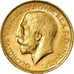 Moneta, Australia, George V, Sovereign, 1922, Perth, MS(63), Złoto, KM:29