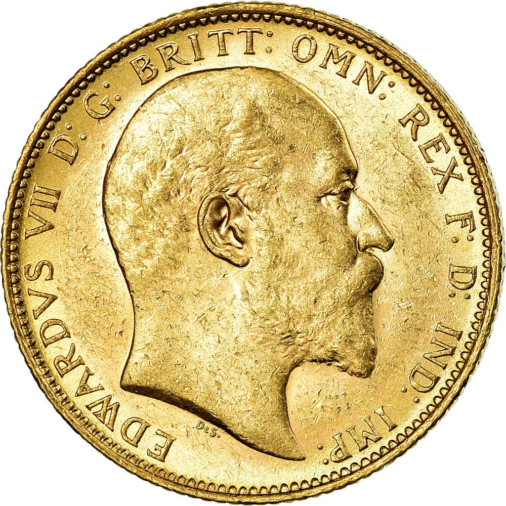 Moneta, Australia, Edward VII, Sovereign, 1908, Melbourne, SPL-, Oro, KM:15