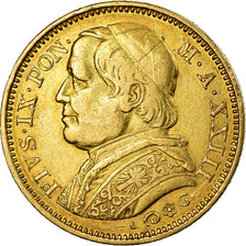 Coin, ITALIAN STATES, PAPAL STATES, Pius IX, 20 Lire, 1868, Roma, VF(30-35)